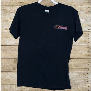 FAMOUS GUITARS AND PLAYERS THROUGH THE YEARS CASUAL CLASSIC CREWNECK T-SHIRT SM
